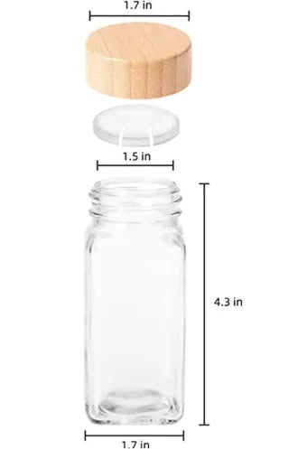 Glass Seasoning Jar 120ml