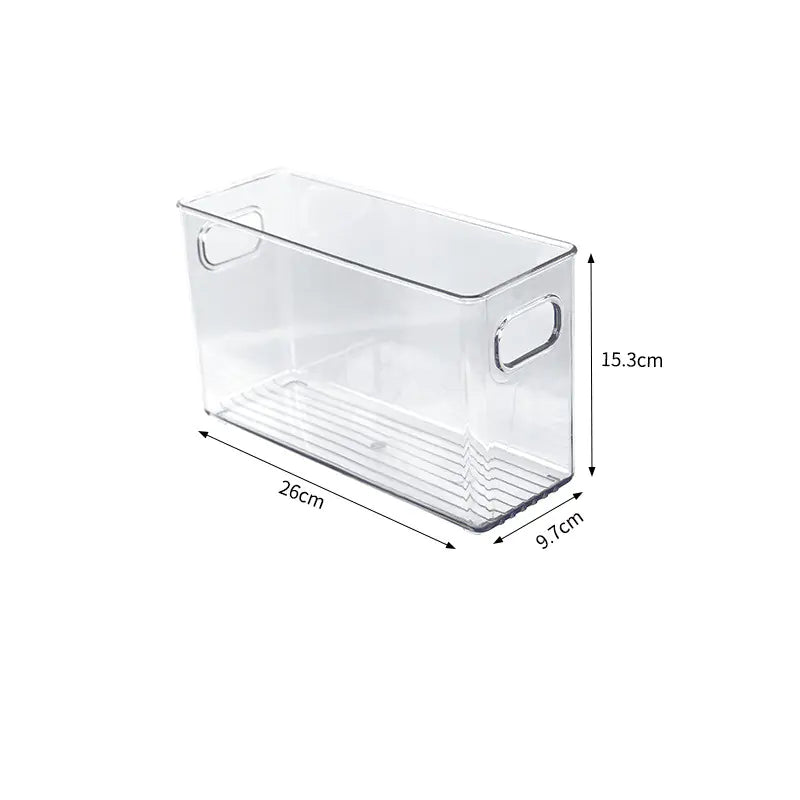 Transparent Refrigerator Storage Box for Kitchen Use