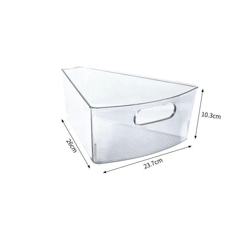Transparent Refrigerator Storage Box for Kitchen Use